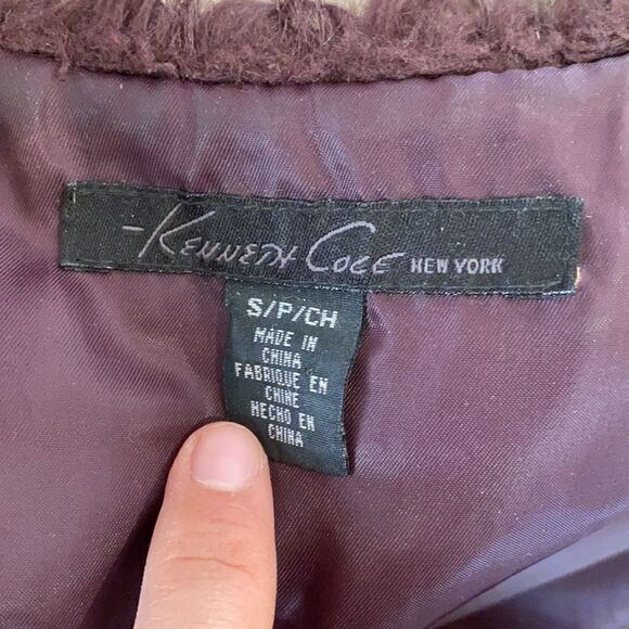 Kenneth Cole Womens Faux Fur Vest - Picture 7 of 7